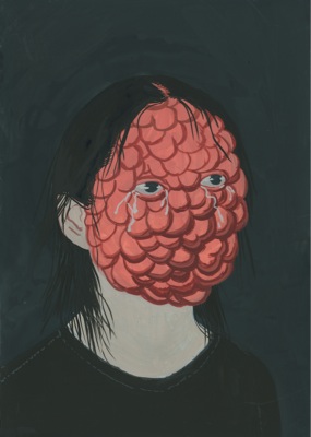Aleksandra Waliszewska, Bulby, mixed media on cardboard, 25x35 cm, 2011