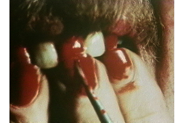 Dennis Oppenheim Program Two, Fusion Tooth and Nail, 1970 