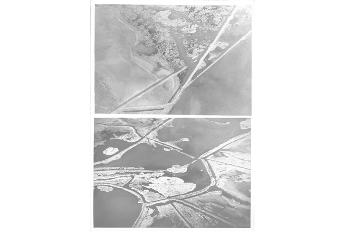 From ‘about non conscious architecture’, Salt dams, 1972